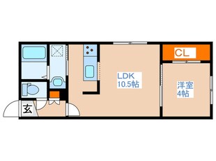 Asset　Home　Hiragishiの物件間取画像